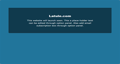 Desktop Screenshot of latule.com